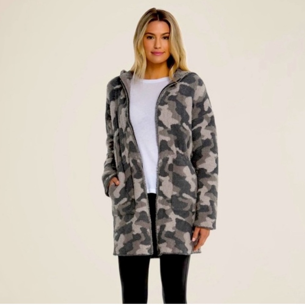 Barefoot DREAMS Cozy Chic Anorak zip up cardigan jacket